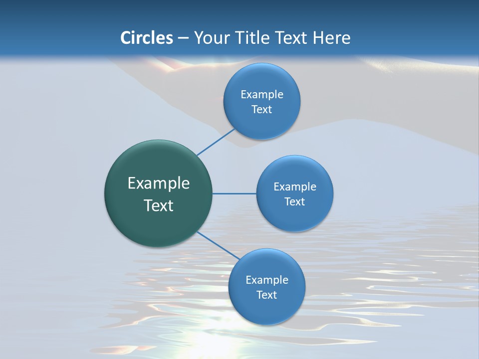 Sky Nature Hand PowerPoint Template