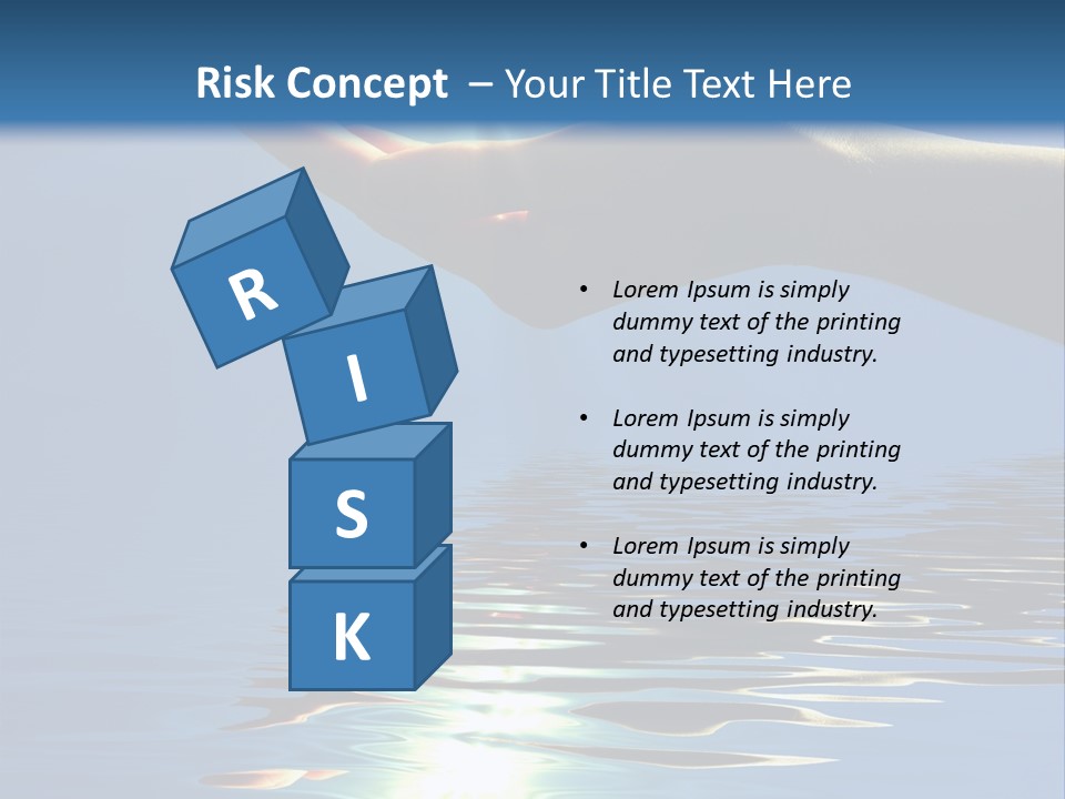 Sky Nature Hand PowerPoint Template