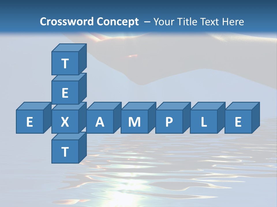 Sky Nature Hand PowerPoint Template