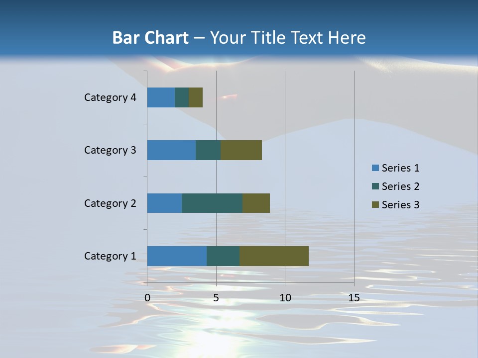 Sky Nature Hand PowerPoint Template