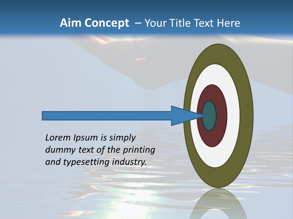 Sky Nature Hand PowerPoint Template