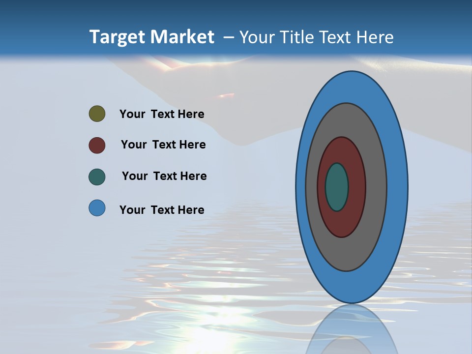 Sky Nature Hand PowerPoint Template