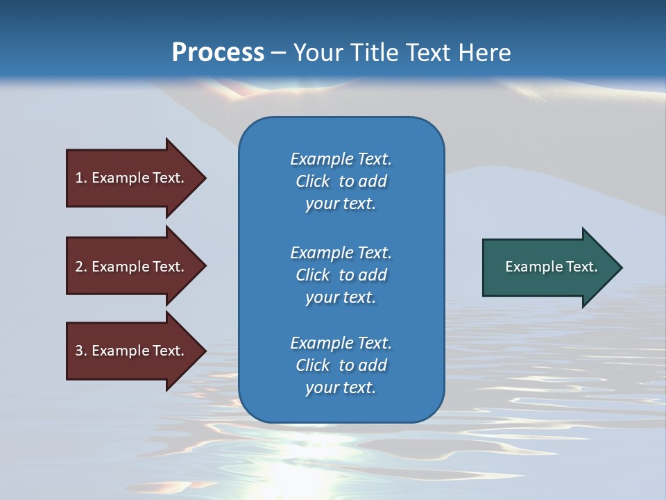 Sky Nature Hand PowerPoint Template