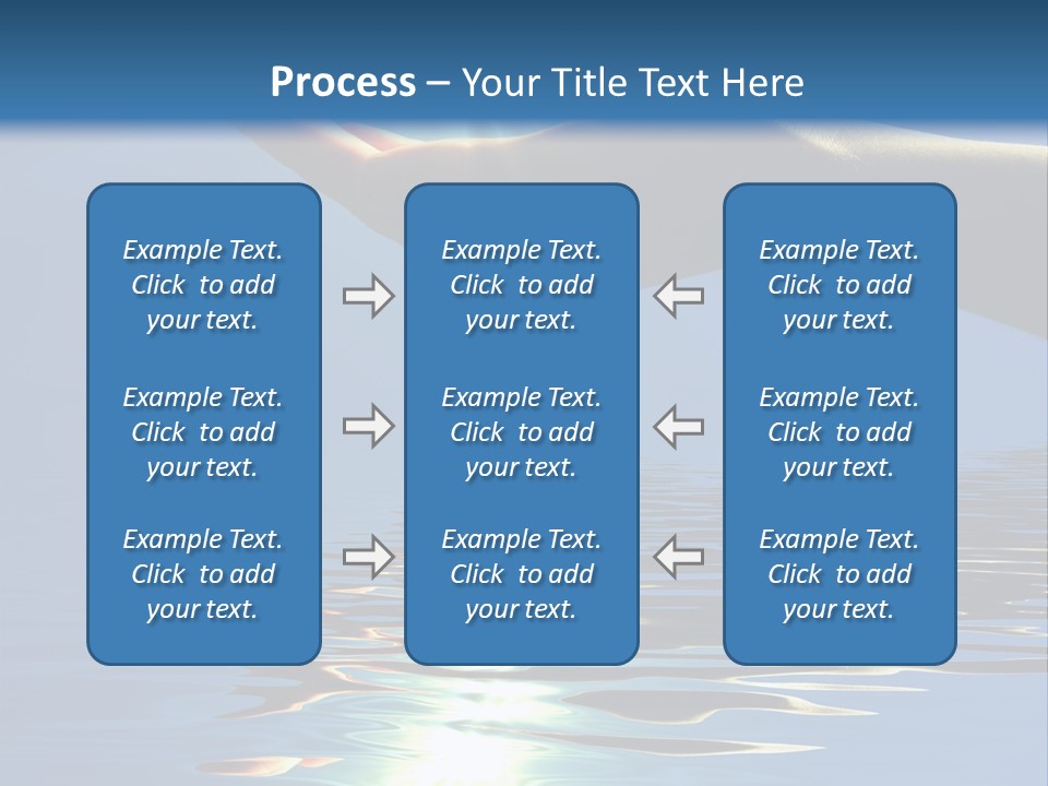 Sky Nature Hand PowerPoint Template
