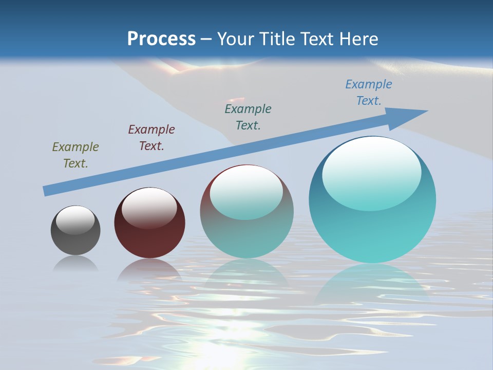 Sky Nature Hand PowerPoint Template