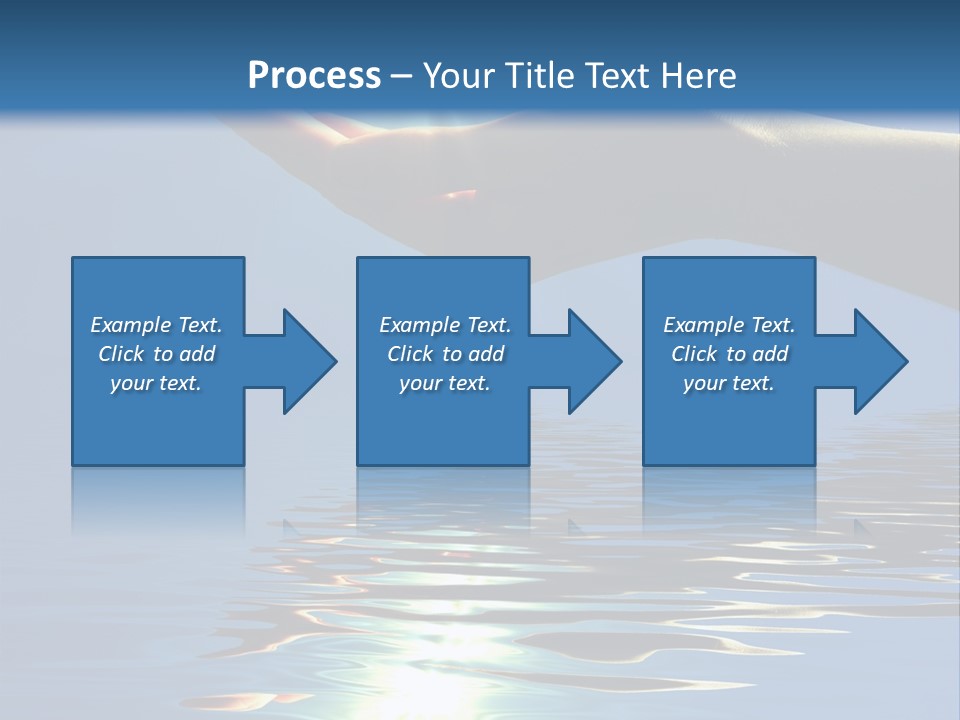 Sky Nature Hand PowerPoint Template