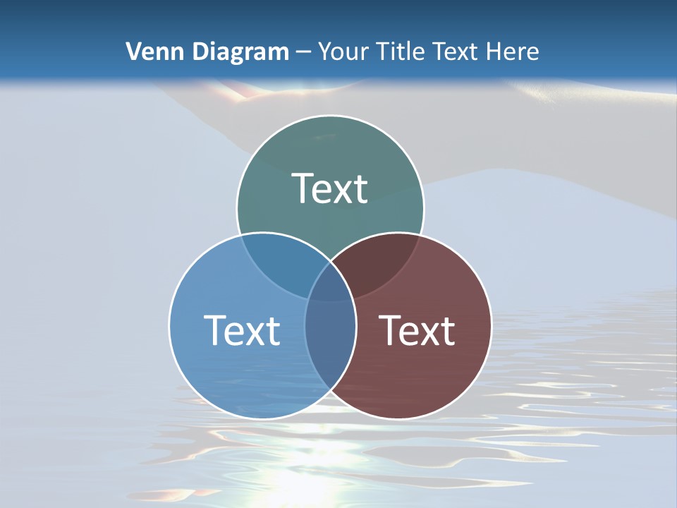 Sky Nature Hand PowerPoint Template