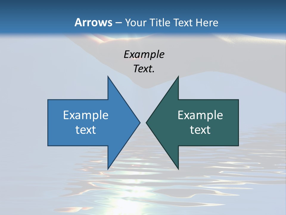 Sky Nature Hand PowerPoint Template