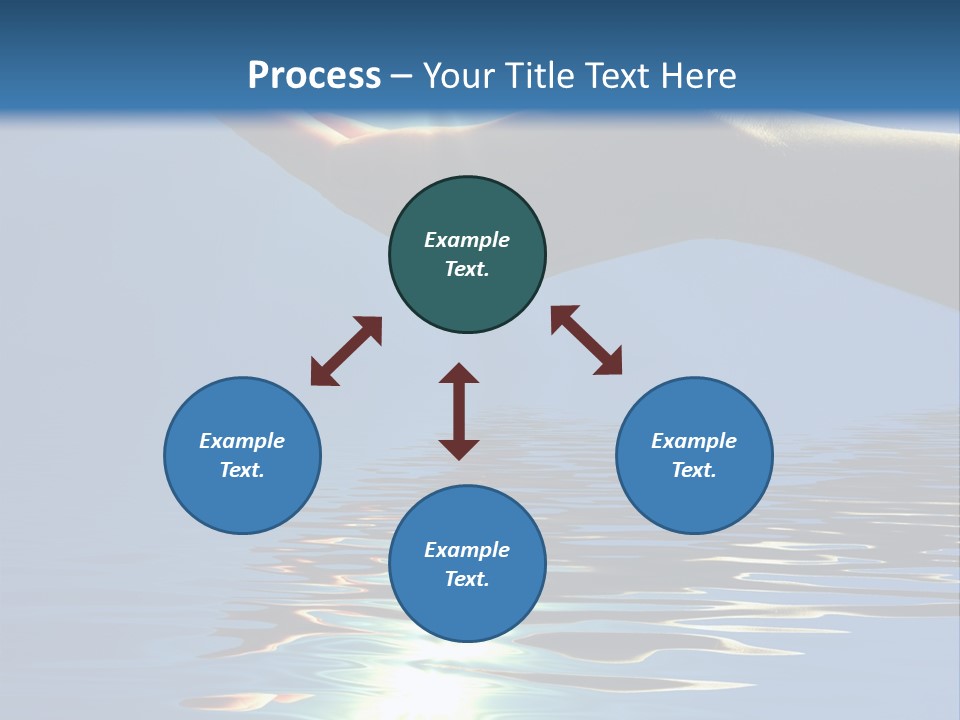 Sky Nature Hand PowerPoint Template