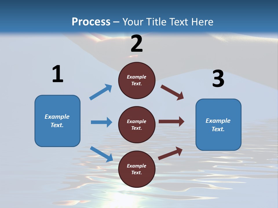 Sky Nature Hand PowerPoint Template