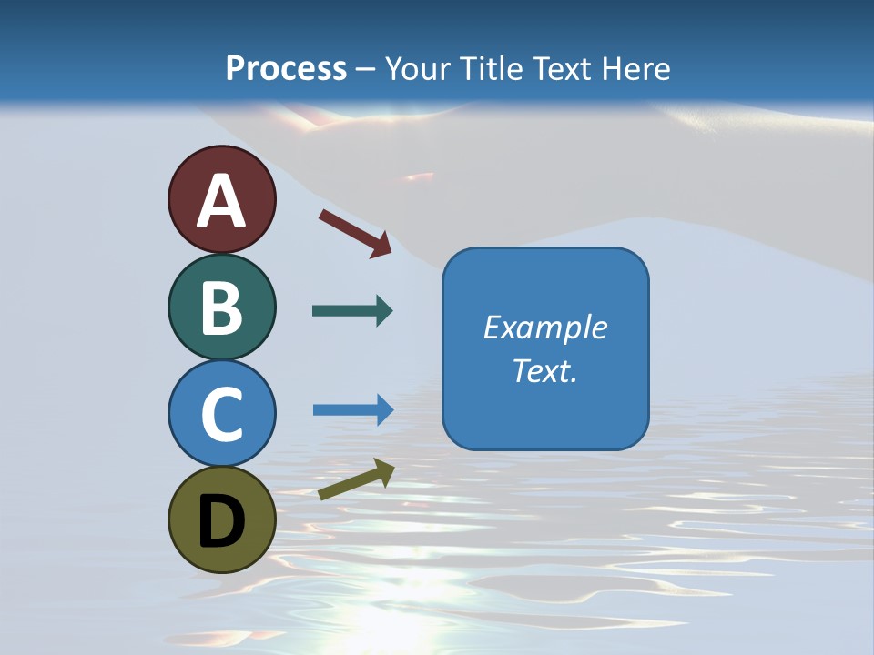 Sky Nature Hand PowerPoint Template