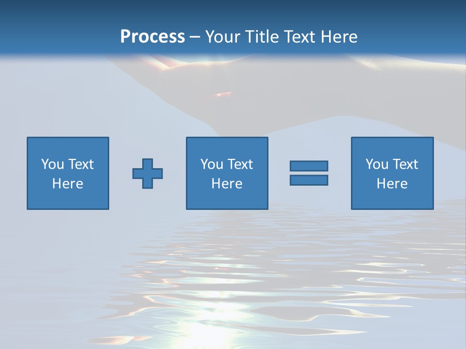 Sky Nature Hand PowerPoint Template