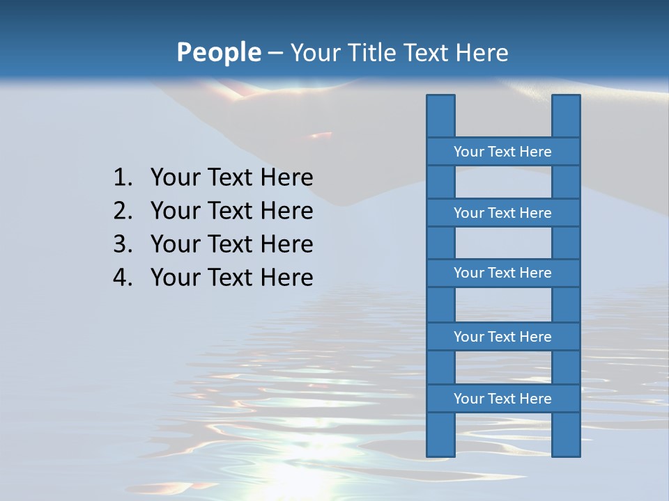 Sky Nature Hand PowerPoint Template