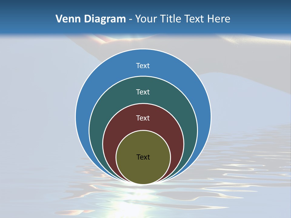 Sky Nature Hand PowerPoint Template