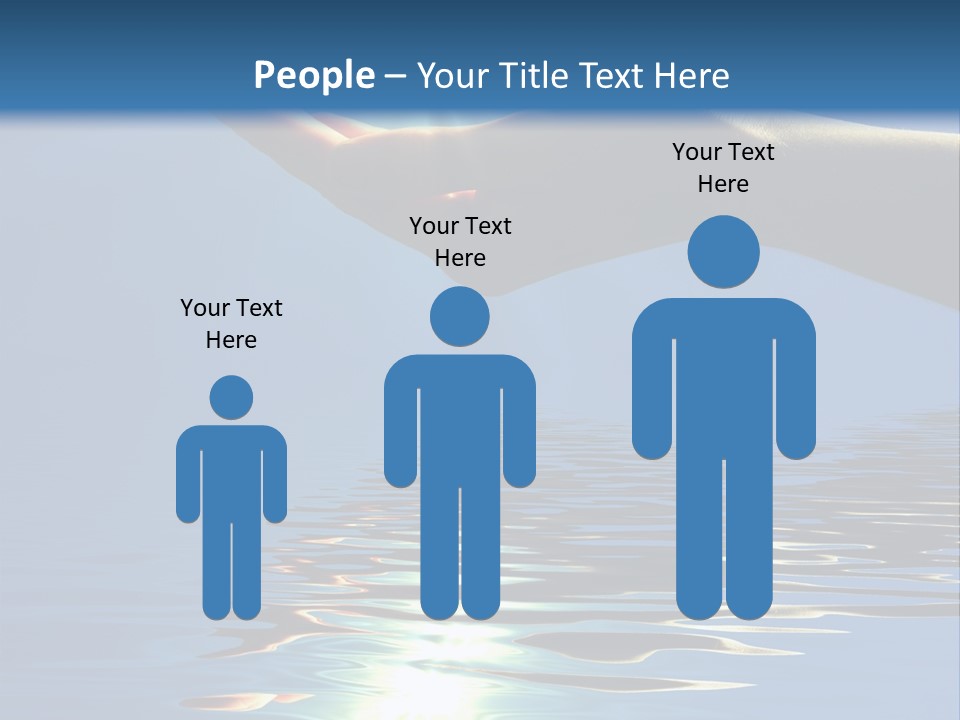 Sky Nature Hand PowerPoint Template