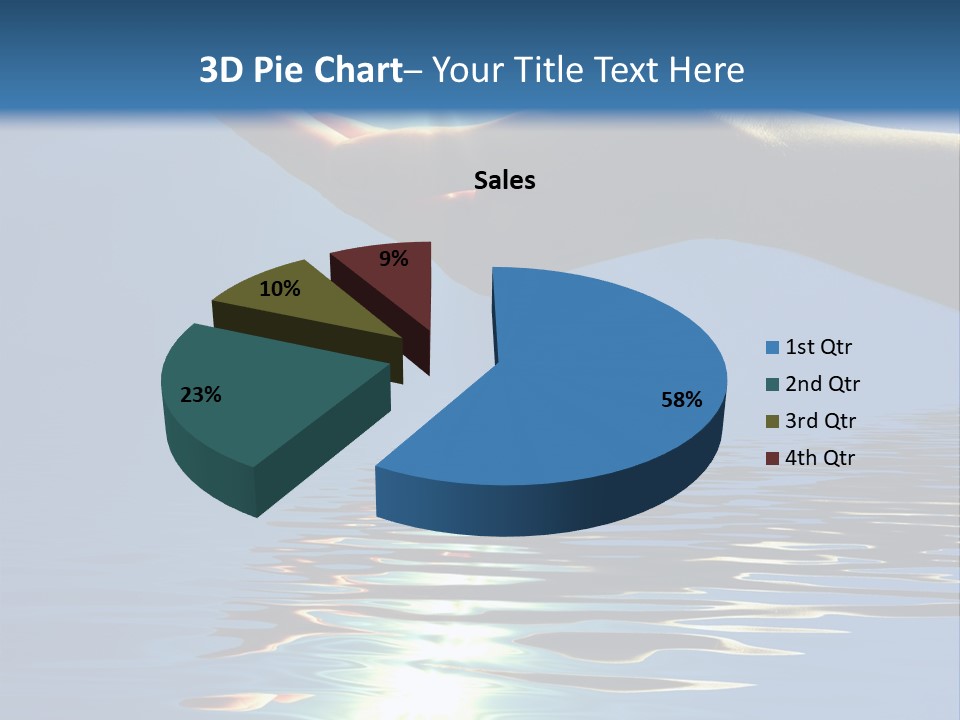 Sky Nature Hand PowerPoint Template