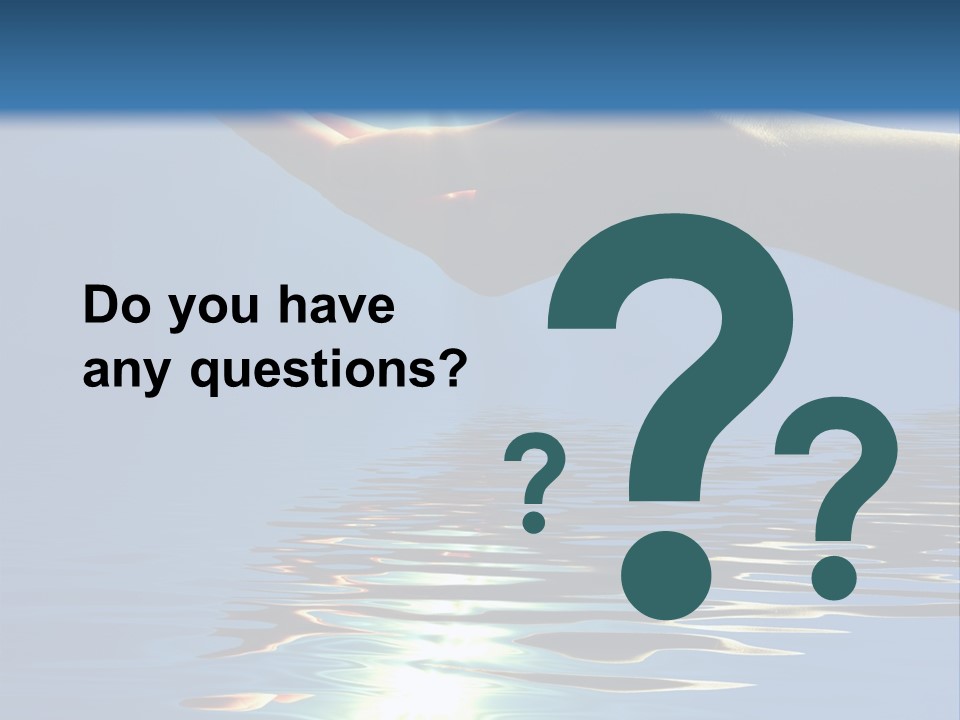 Sky Nature Hand PowerPoint Template