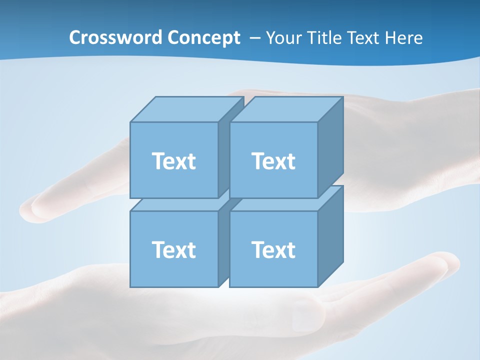 Kraft Blau Sonnenschutz PowerPoint Template