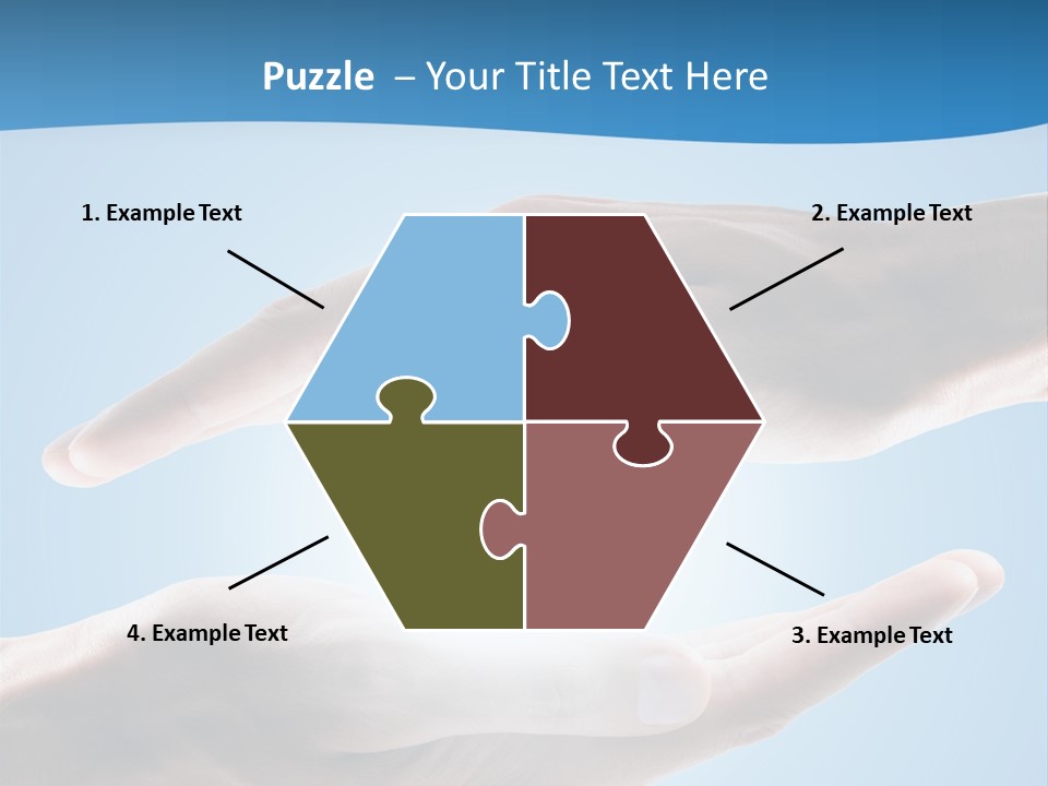 Kraft Blau Sonnenschutz PowerPoint Template