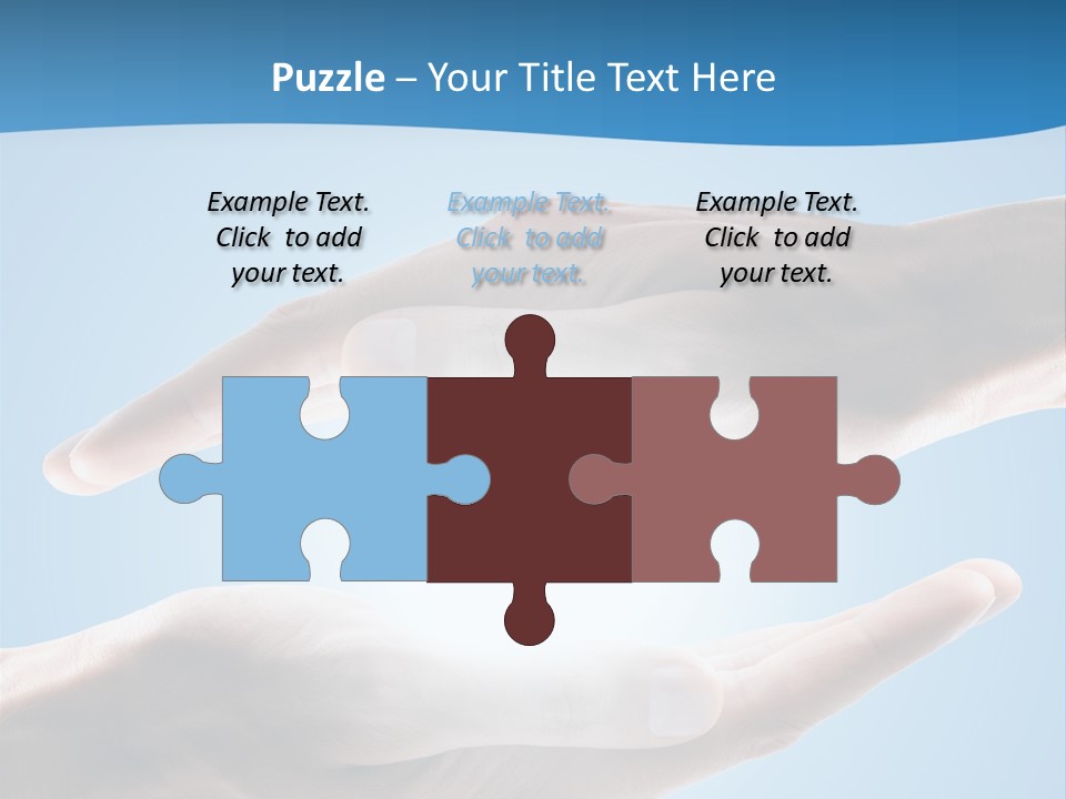 Kraft Blau Sonnenschutz PowerPoint Template