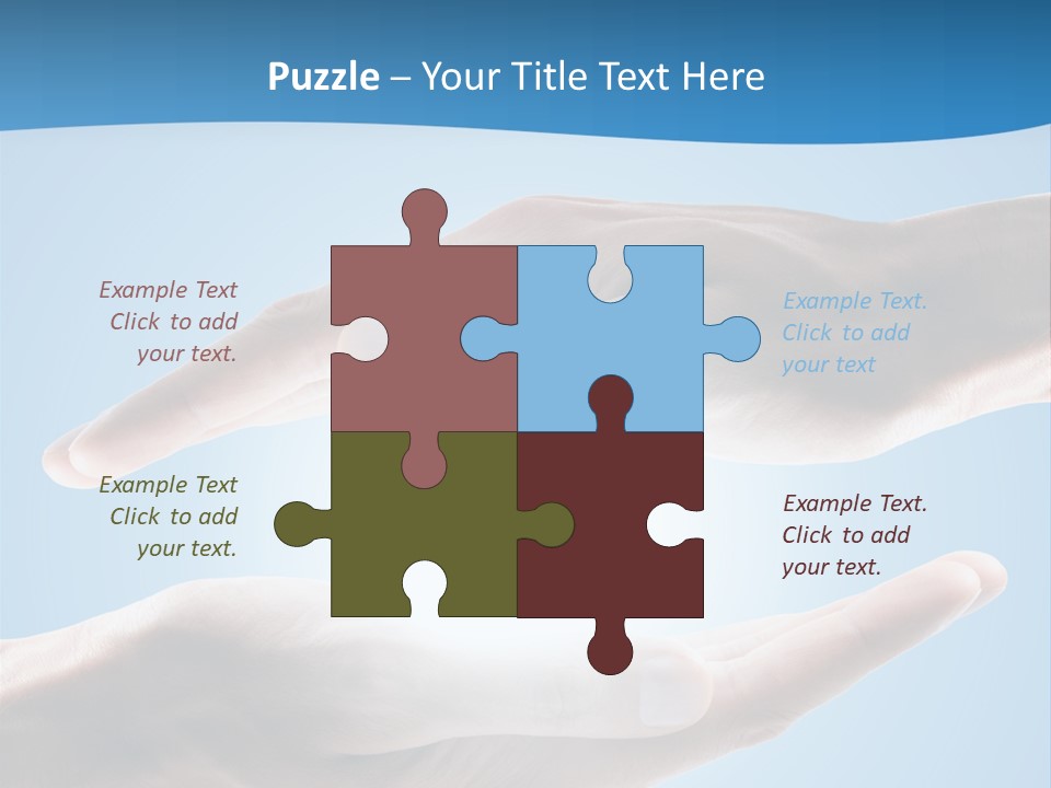 Kraft Blau Sonnenschutz PowerPoint Template