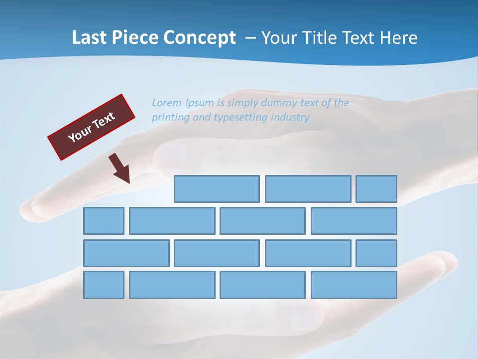 Kraft Blau Sonnenschutz PowerPoint Template