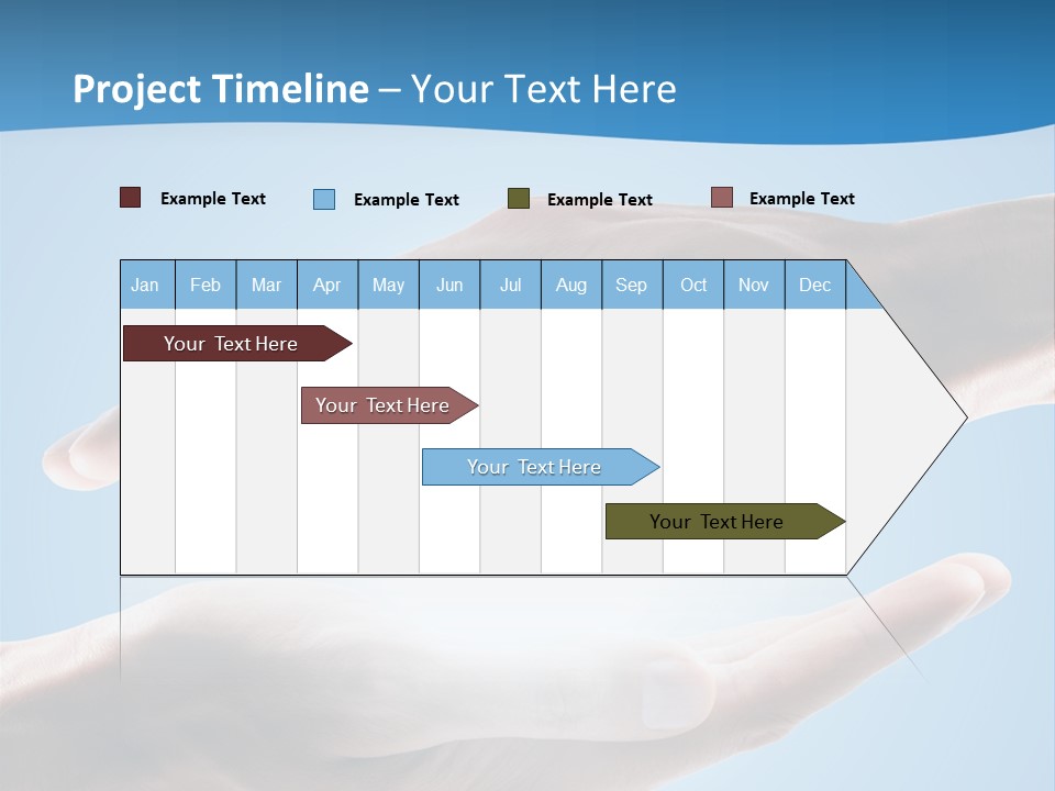 Kraft Blau Sonnenschutz PowerPoint Template