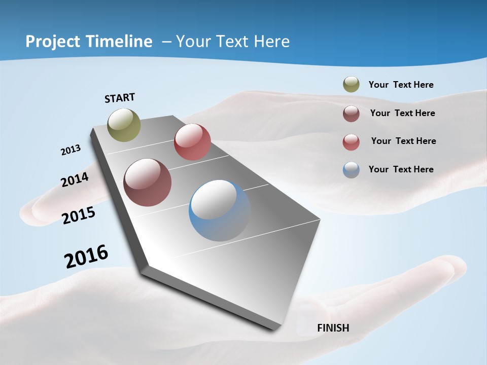 Kraft Blau Sonnenschutz PowerPoint Template