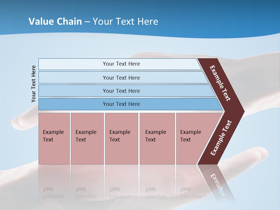 Kraft Blau Sonnenschutz PowerPoint Template