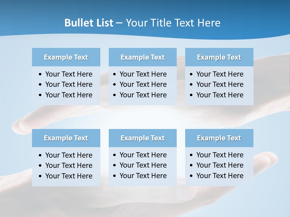 Kraft Blau Sonnenschutz PowerPoint Template