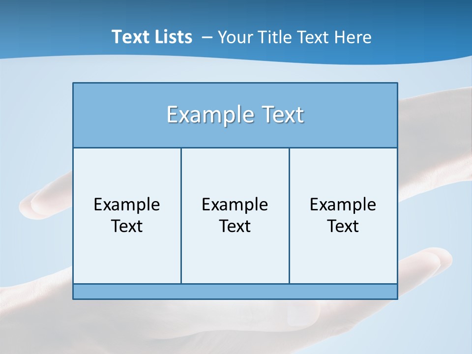Kraft Blau Sonnenschutz PowerPoint Template