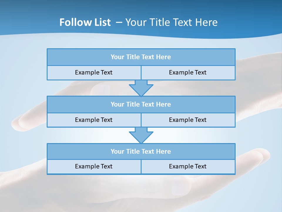Kraft Blau Sonnenschutz PowerPoint Template