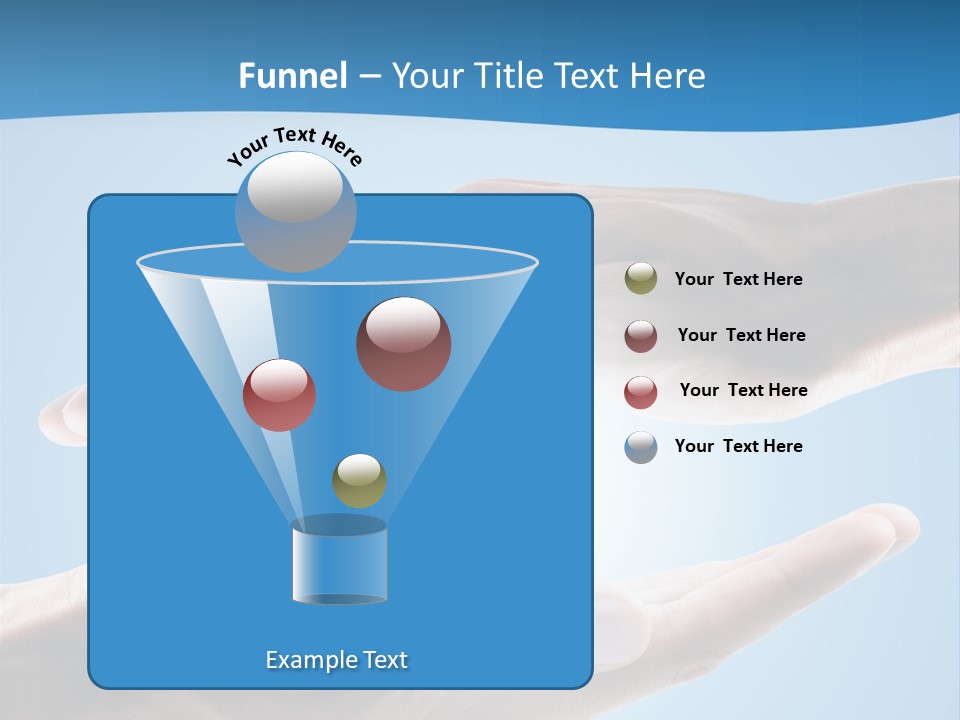 Kraft Blau Sonnenschutz PowerPoint Template