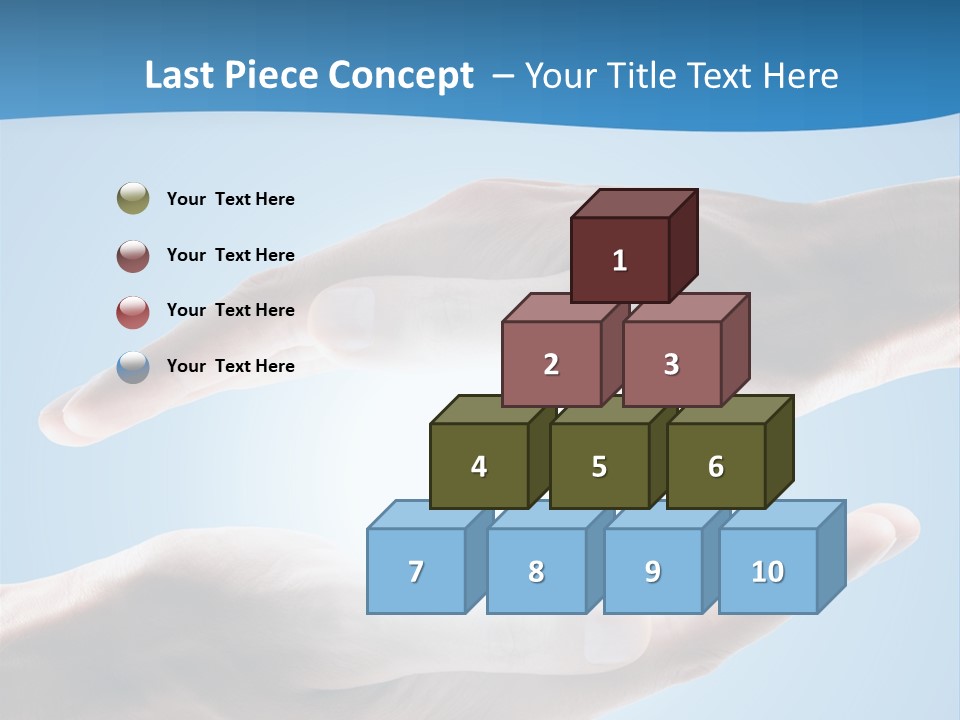 Kraft Blau Sonnenschutz PowerPoint Template