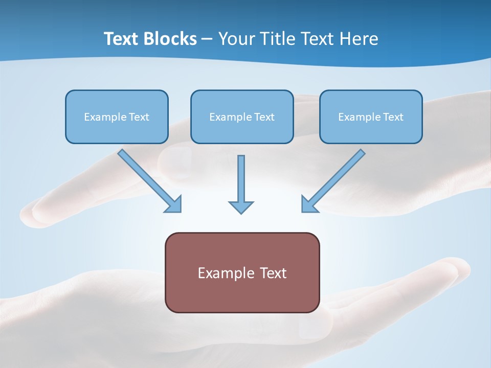Kraft Blau Sonnenschutz PowerPoint Template