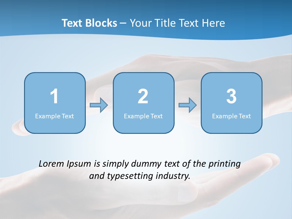 Kraft Blau Sonnenschutz PowerPoint Template