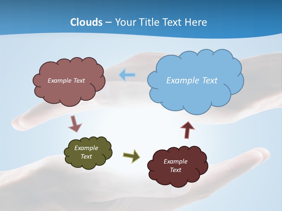 Kraft Blau Sonnenschutz PowerPoint Template