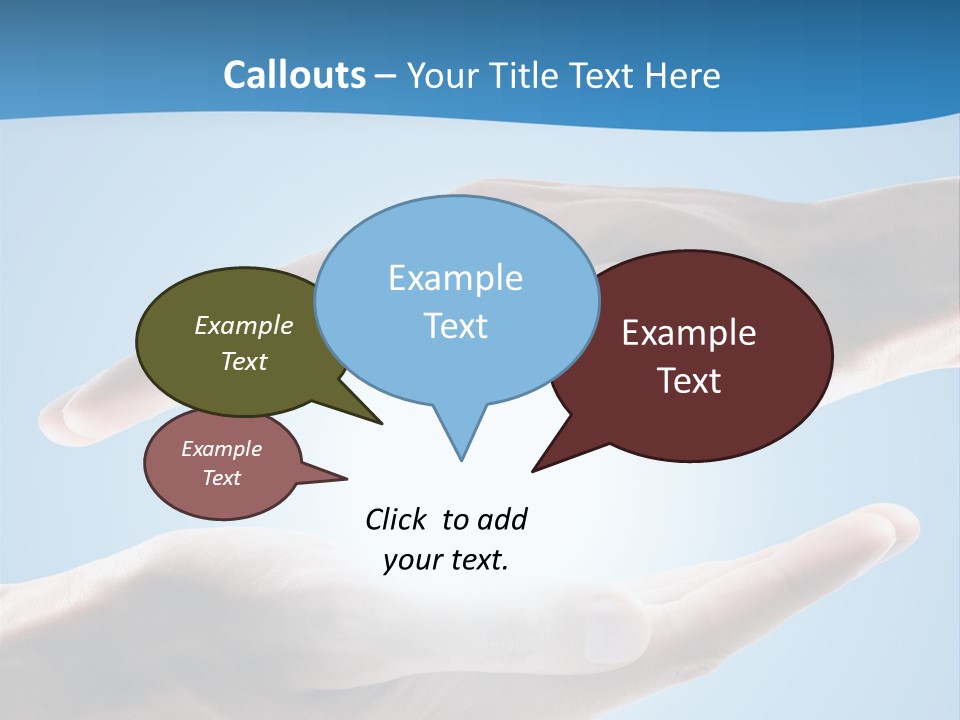 Kraft Blau Sonnenschutz PowerPoint Template