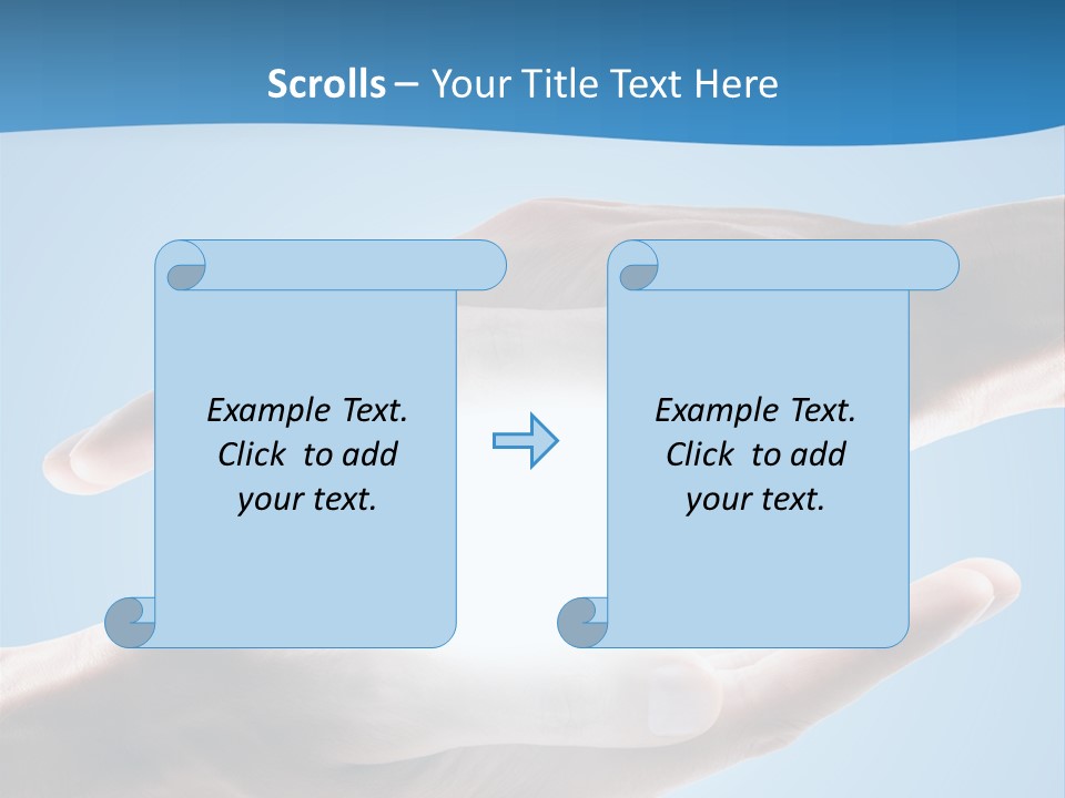 Kraft Blau Sonnenschutz PowerPoint Template