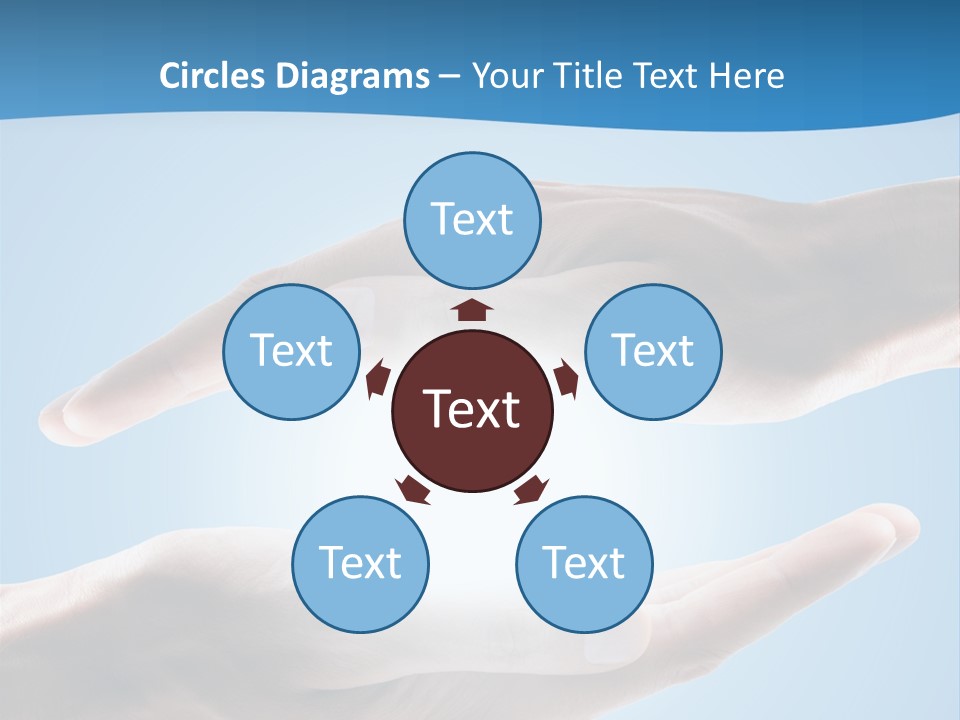 Kraft Blau Sonnenschutz PowerPoint Template