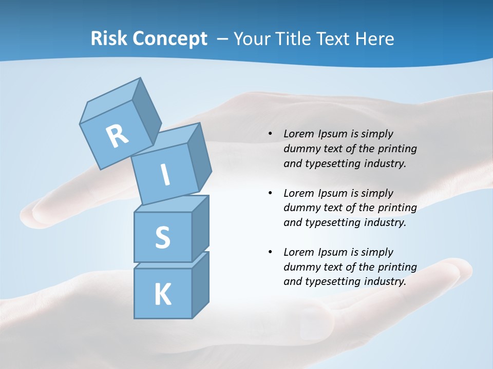 Kraft Blau Sonnenschutz PowerPoint Template