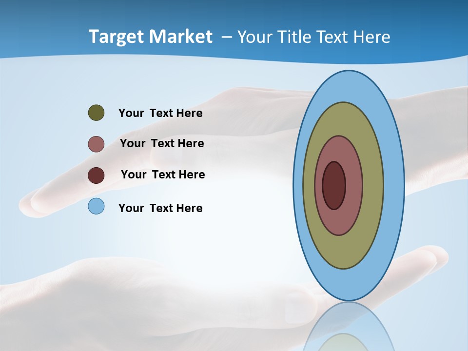 Kraft Blau Sonnenschutz PowerPoint Template