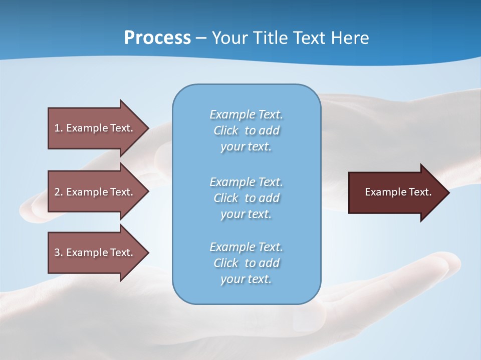 Kraft Blau Sonnenschutz PowerPoint Template