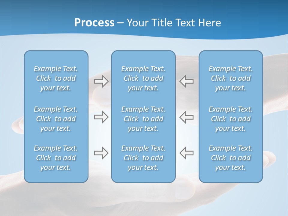 Kraft Blau Sonnenschutz PowerPoint Template