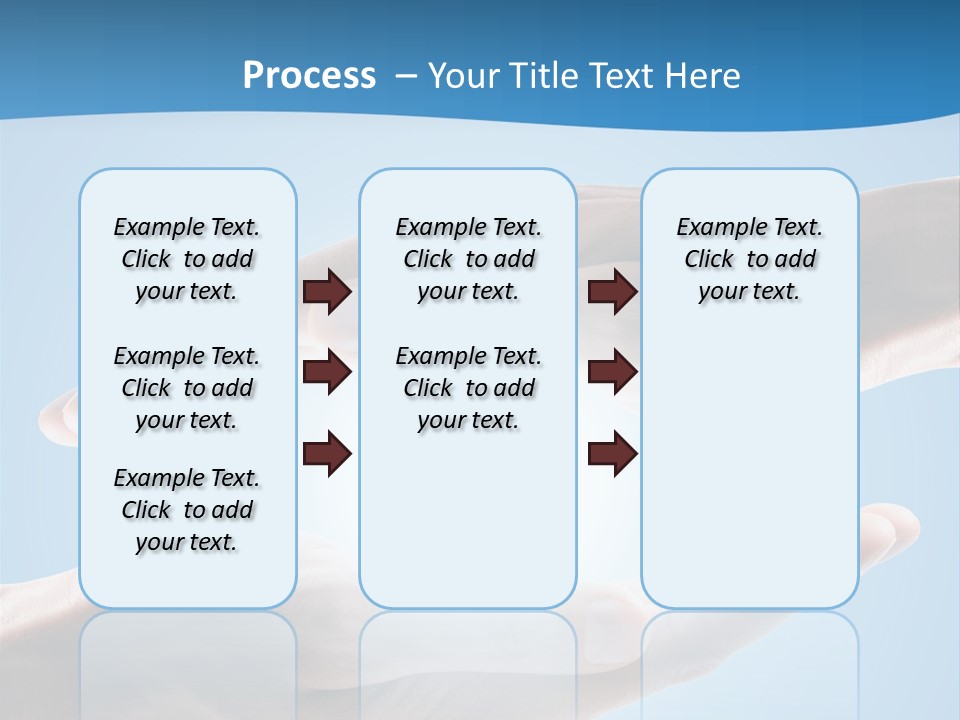 Kraft Blau Sonnenschutz PowerPoint Template