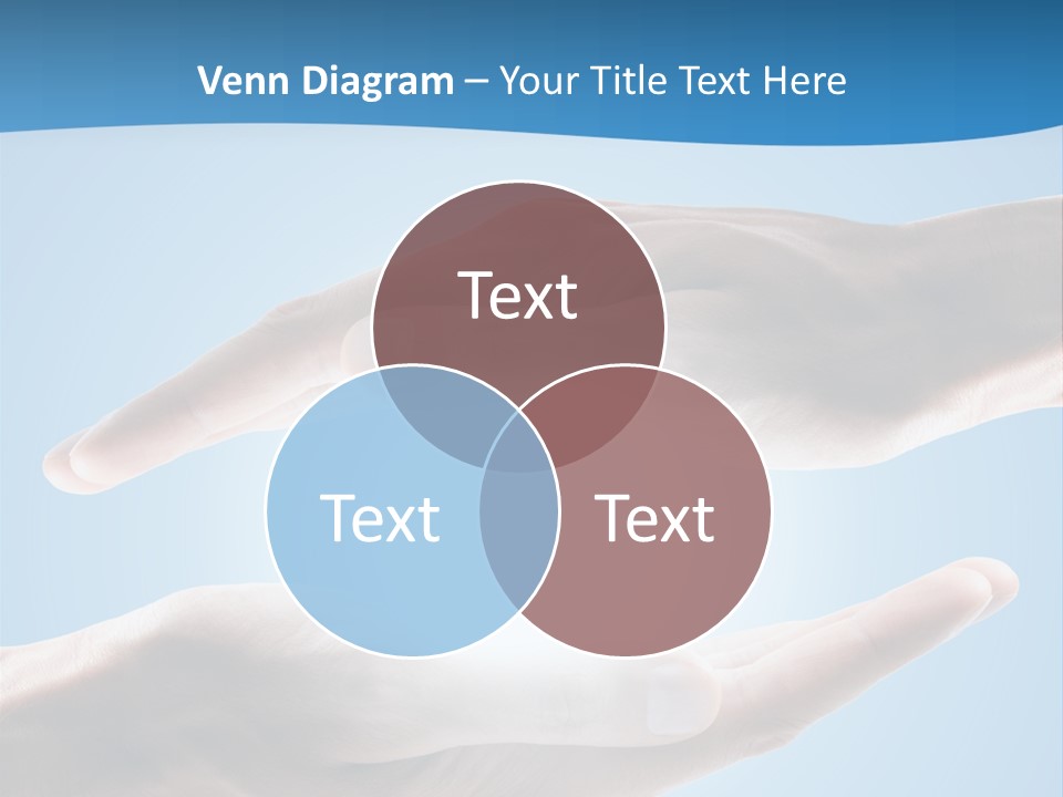 Kraft Blau Sonnenschutz PowerPoint Template