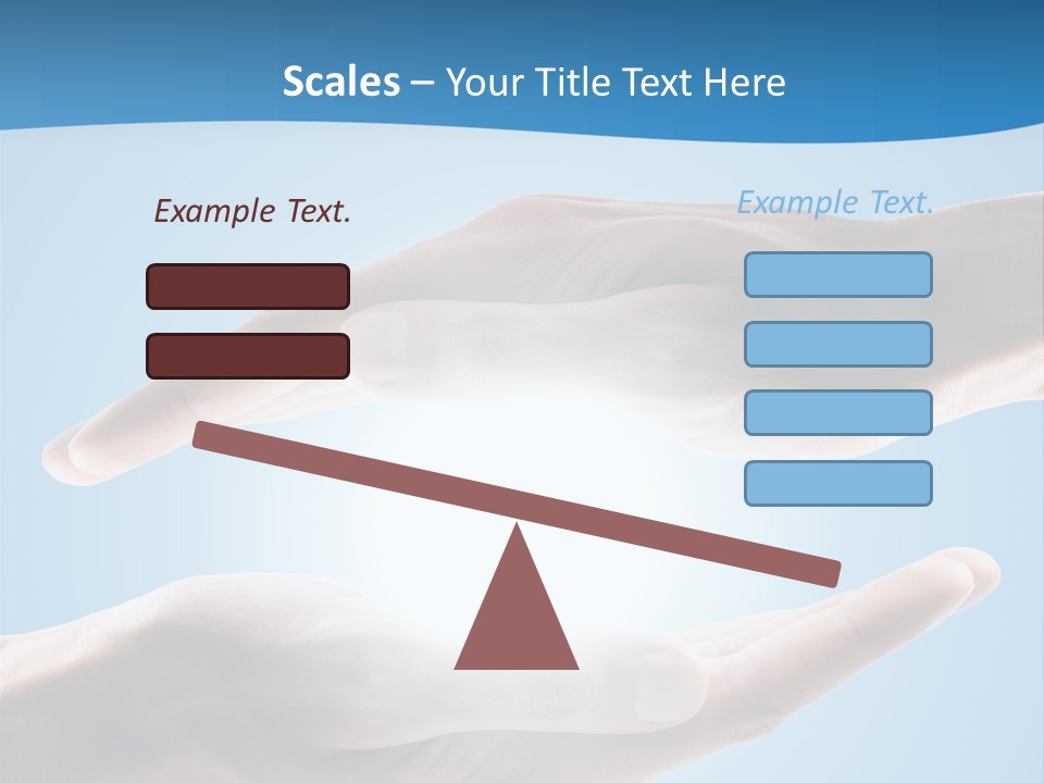 Kraft Blau Sonnenschutz PowerPoint Template