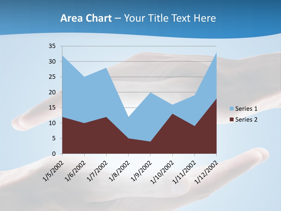 Kraft Blau Sonnenschutz PowerPoint Template