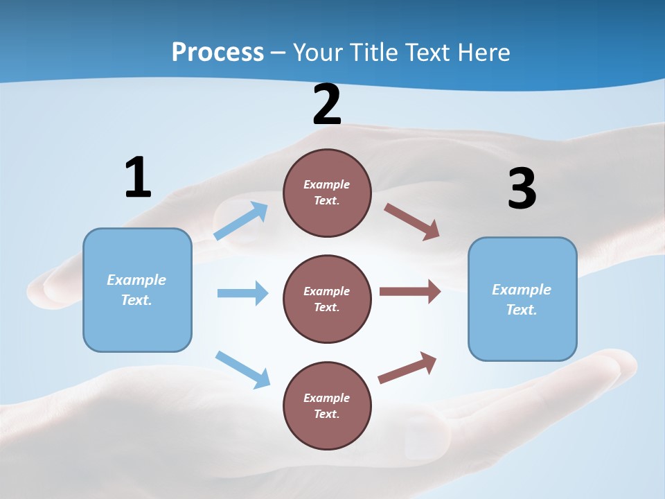 Kraft Blau Sonnenschutz PowerPoint Template