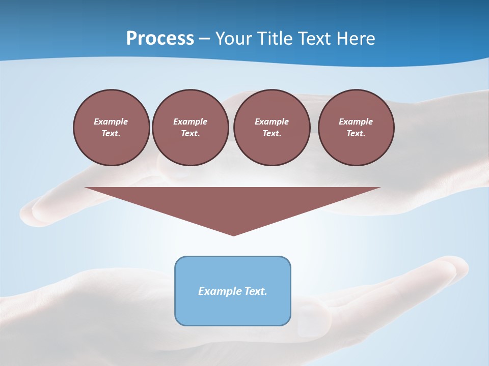 Kraft Blau Sonnenschutz PowerPoint Template
